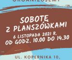 Plakat sobota z planszowkami