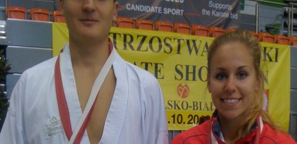 Olga i Bartek medalistami Mistrzostw Europy w Karate