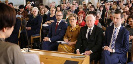 Przewodniczący Obornickiej Rady Seniorów na konferencji w Warszawie