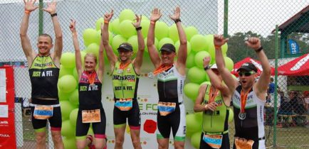 Silna drużyna w Triathlon Sieraków