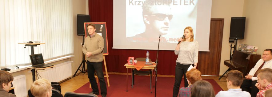 Krzysztof Petek w Bibliotece Publicznej