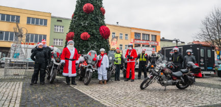 Motomikołaje ruszyli w miasto dla Zosi