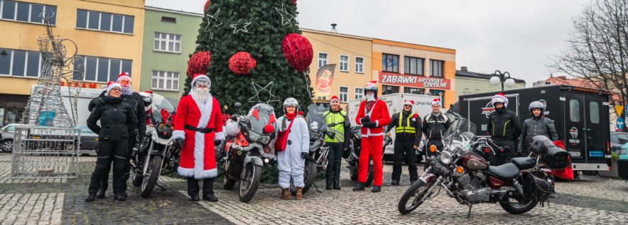 Motomikołaje ruszyli w miasto dla Zosi