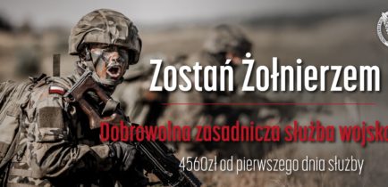 Zostań żołnierzem dobrowolnej zasadniczej służby wojskowej – wstąp do wojska!